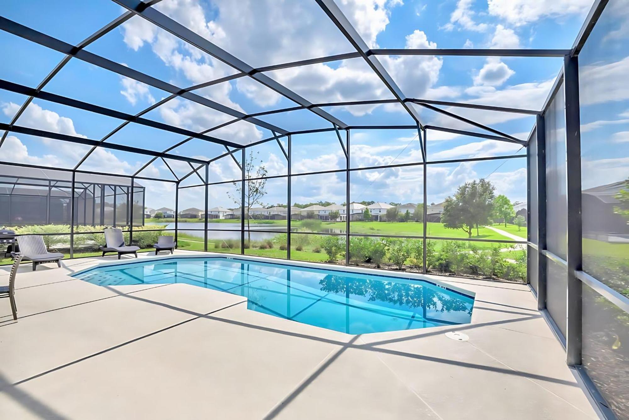 Family Resort - 6Br Mansion - Private Pool, Home Theater, Bbq And More Кіссіммі Екстер'єр фото